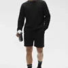 Szorty wypoczynkowe 7" Waffle – Black