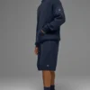 Szorty z dzianiny typu „Sports Club Sweater” o długości 7” – granatowe