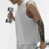 Top Conquer Muscle – szary melanż
