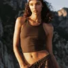Top Goddess Ribbed Go-To – kolor Espresso