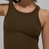 Top Goddess Ribbed Go-To – kolor Espresso