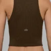 Top Goddess Ribbed Go-To – kolor Espresso