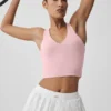Top na ramiączkach Airbrush Real Bra – Vintage Pink