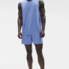 Top na ramiączkach Alo Vapor Muscle – Provence Blue