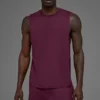 Top na ramiączkach Conquer Muscle – Burgundy