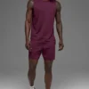Top na ramiączkach Conquer Muscle – Burgundy