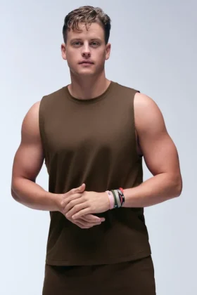 Top na ramiączkach Conquer Muscle – Espresso