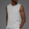 Top na ramiączkach Triumph Muscle – kolor Athletic Heather Grey