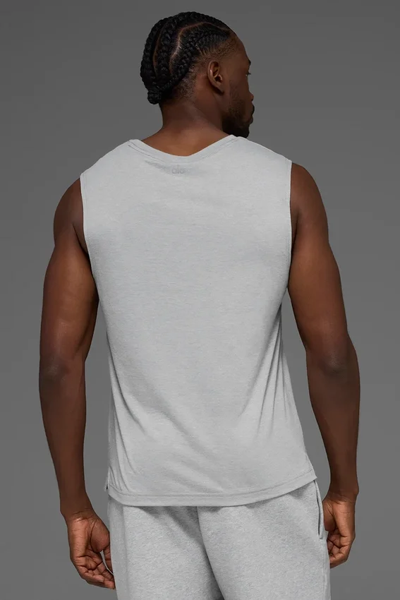 Top na ramiączkach Triumph Muscle – kolor Athletic Heather Grey