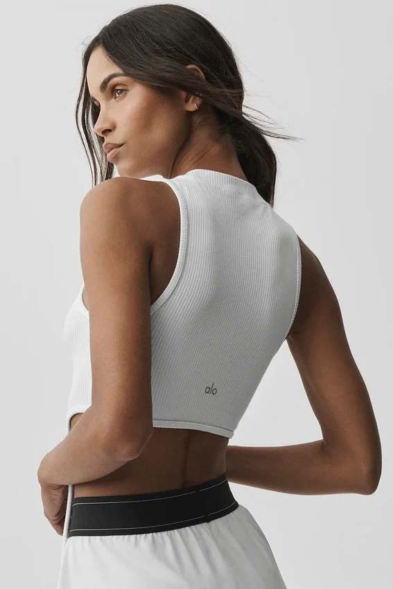 Top Wellness Rib Flaunt – biała