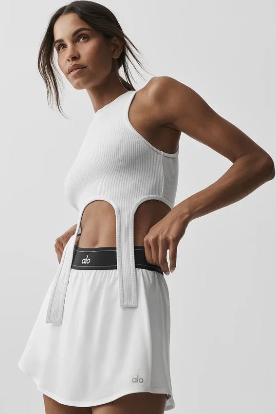 Top Wellness Rib Flaunt – biała