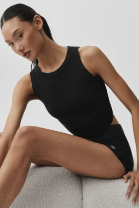 Topy na ramiączkach Sway Bra – czarna