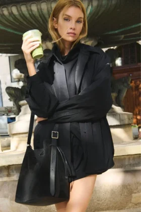 Torba Alo Balance Bucket – czarna zamszowa