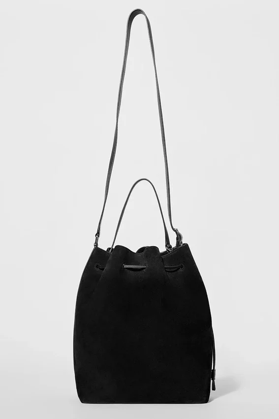 Torba Alo Balance Bucket – czarna zamszowa
