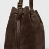 Torba Alo Balance Bucket – zamsz w kolorze espresso