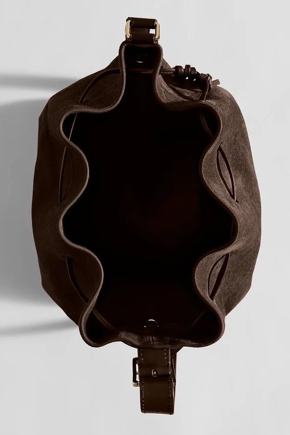 Torba Alo Balance Bucket – zamsz w kolorze espresso