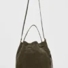 Torba Alo Balance Bucket – zamsz w kolorze oliwkowym