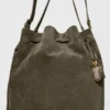 Torba Alo Balance Bucket – zamsz w kolorze oliwkowym