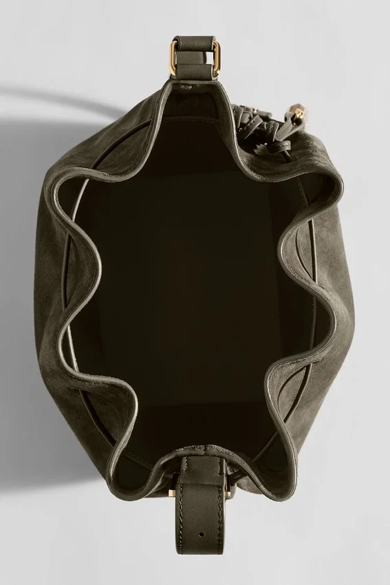 Torba Alo Balance Bucket – zamsz w kolorze oliwkowym