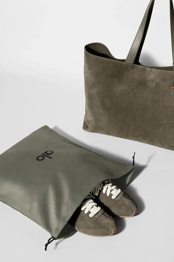 Torba Alo Tranquility – zamsz w kolorze drzewa oliwnego