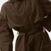 Trencz „Crinkle on the Move” – kolor espresso