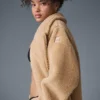 Trencz oversize z polaru Sherpa – Camel