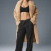 Trencz oversize z polaru Sherpa – Camel